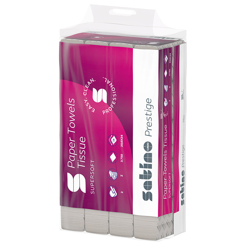 Satino Prestige Falthandtücher, 2-lagig, Z-Falz